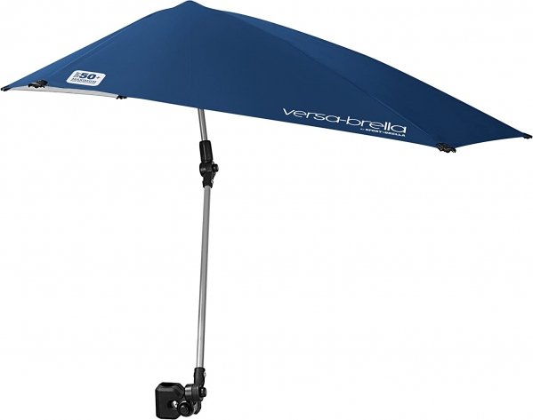 Umbrella with clamp for wagon, stroller or chair Umbrella with clamp for wagon, stroller or chair