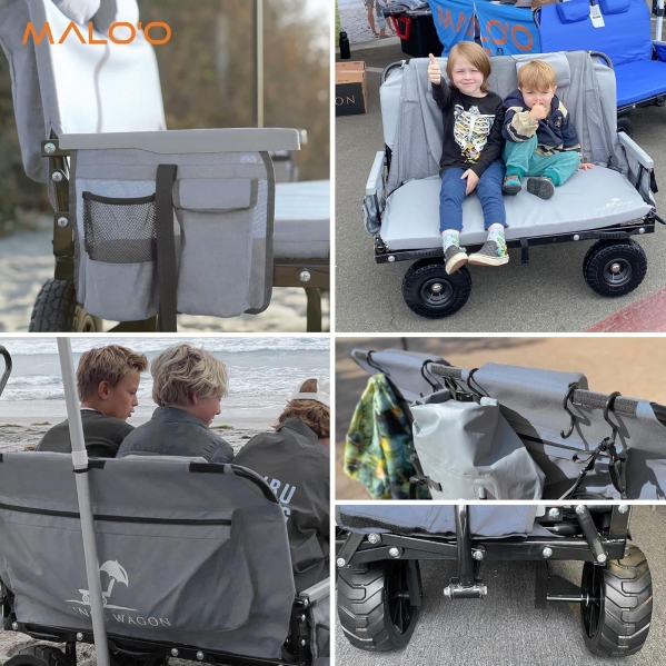The Lounge Wagon – The Only Wagon That Converts into a 2-Person Chair – 3-in1 carts with Wheels, Chair & Umbrella – Ultimate Beach Wagons– Beach Chairs for Adults – Sports Wagon – Park Wagon (Grey) Gray The Lounge Wagon – The Only Wagon That Converts into a 2-Person Chair – 3-in1 carts with Wheels, Chair & Umbrella – Ultimate Beach Wagons– Beach Chairs for Adults – Sports Wagon – Park Wagon (Grey) Gray